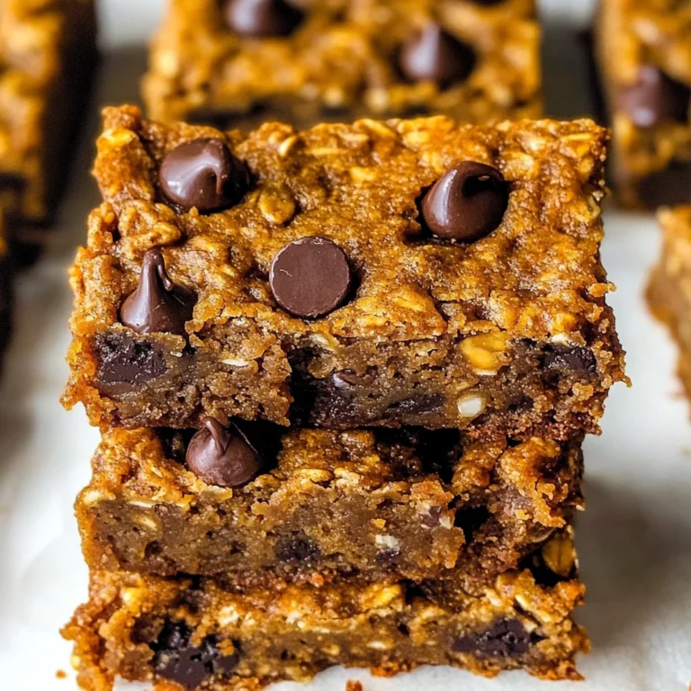Healthy Pumpkin Oatmeal Bars