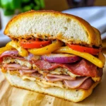 the best Baked Italian Sub Sandwich