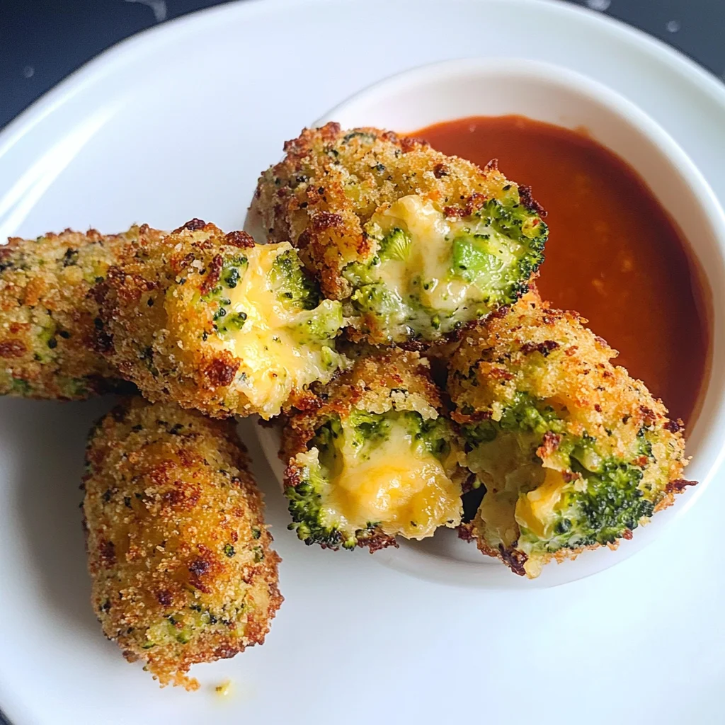Air Fryer Broccoli Cheddar Poppers