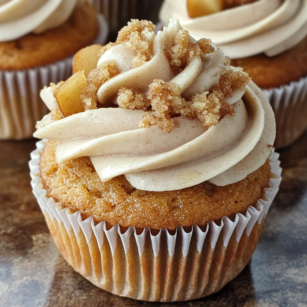 Apple Crumble Cupcakes