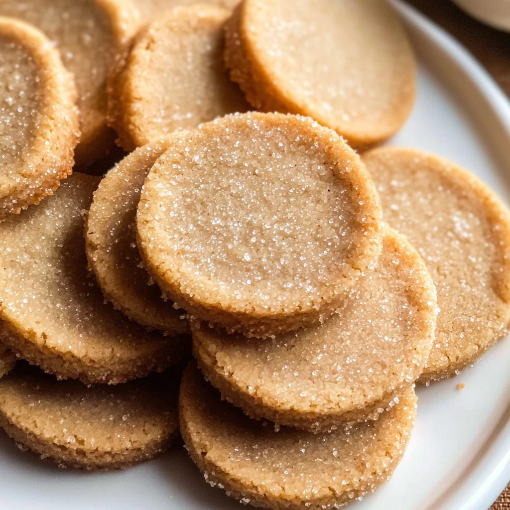 Brown Sugar Shortbread Cookies