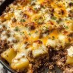 Cheesy Ground Beef & Potato Casserole