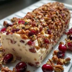 Cranberry Pecan Cheese Log