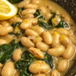 Creamy Lemon Garlic Butter Beans