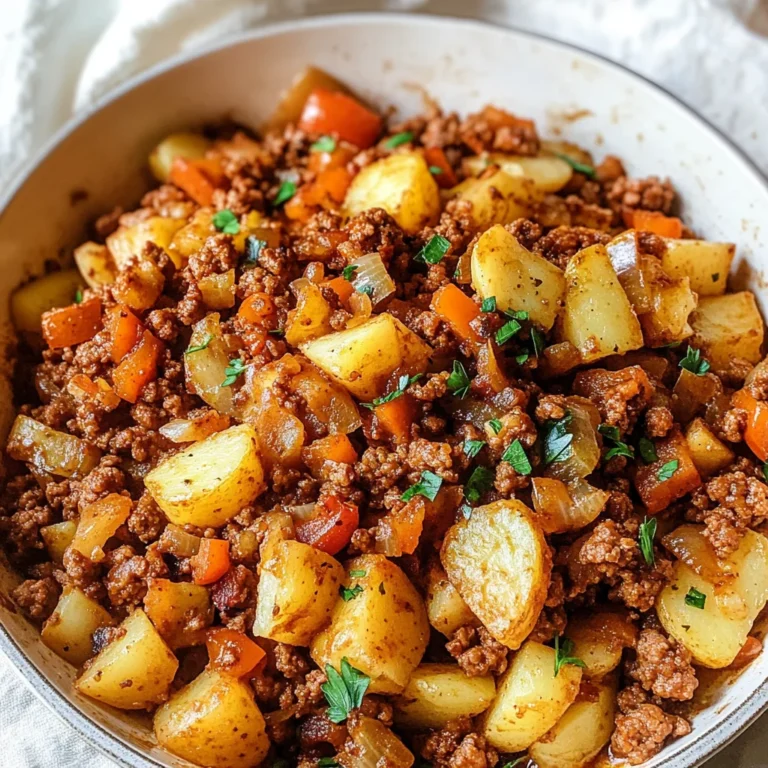 Create a Delicious Ground Turkey with Potatoes in Just 5 Steps!