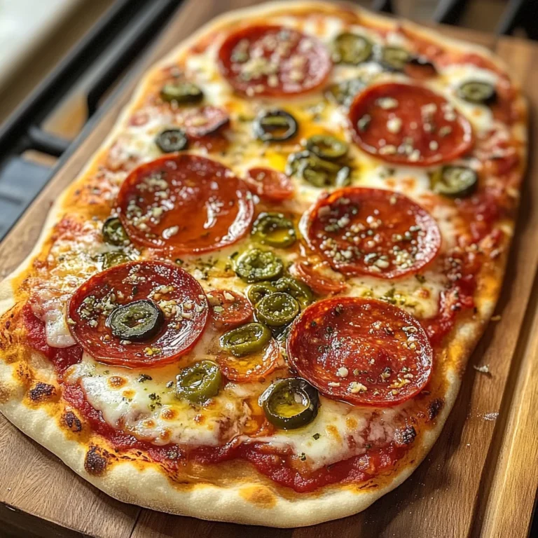 Delicious Hot Honey Flatbread Pizza