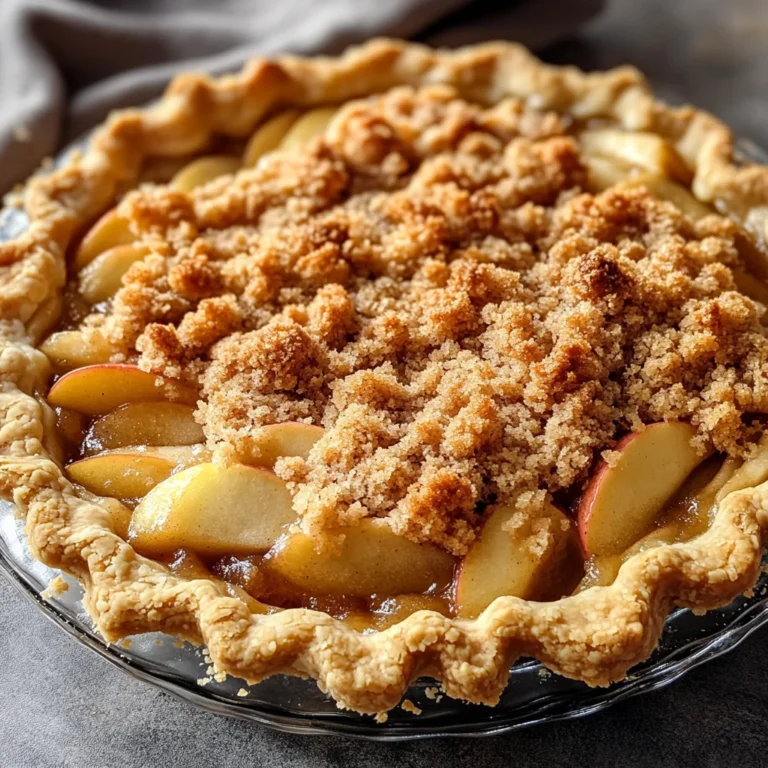 Dutch Apple Pie (with a Buttery Crumb Topping)