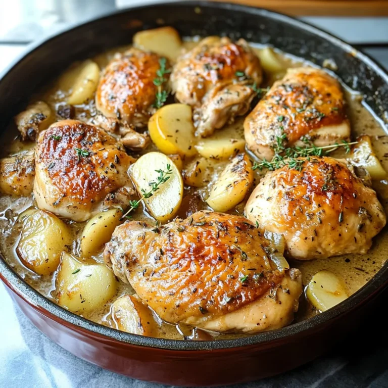 French Chicken Casserole a la Normande