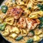 Garlic Parmesan Chicken Tortellini