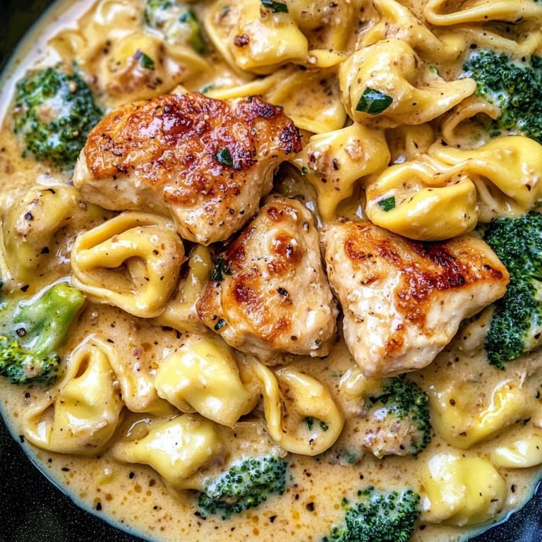 Garlic Parmesan Chicken Tortellini