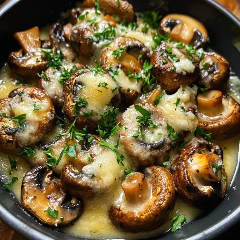 Garlic Parmesan Mushrooms