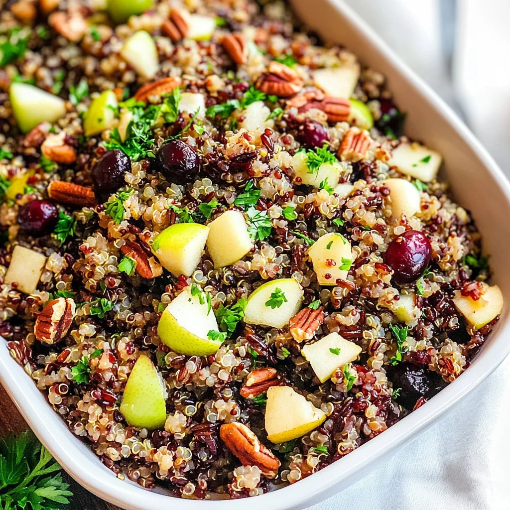 Herbed Wild Rice Quinoa Stuffing