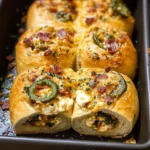 Incredible Baked Jalapeño Popper Rolls