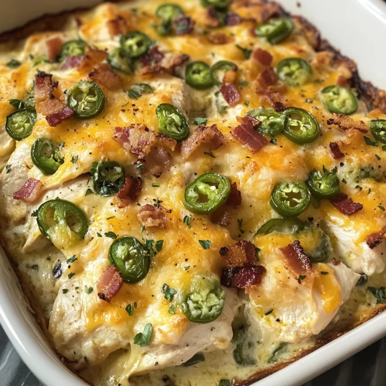 Jalapeño Chicken Popper Bake