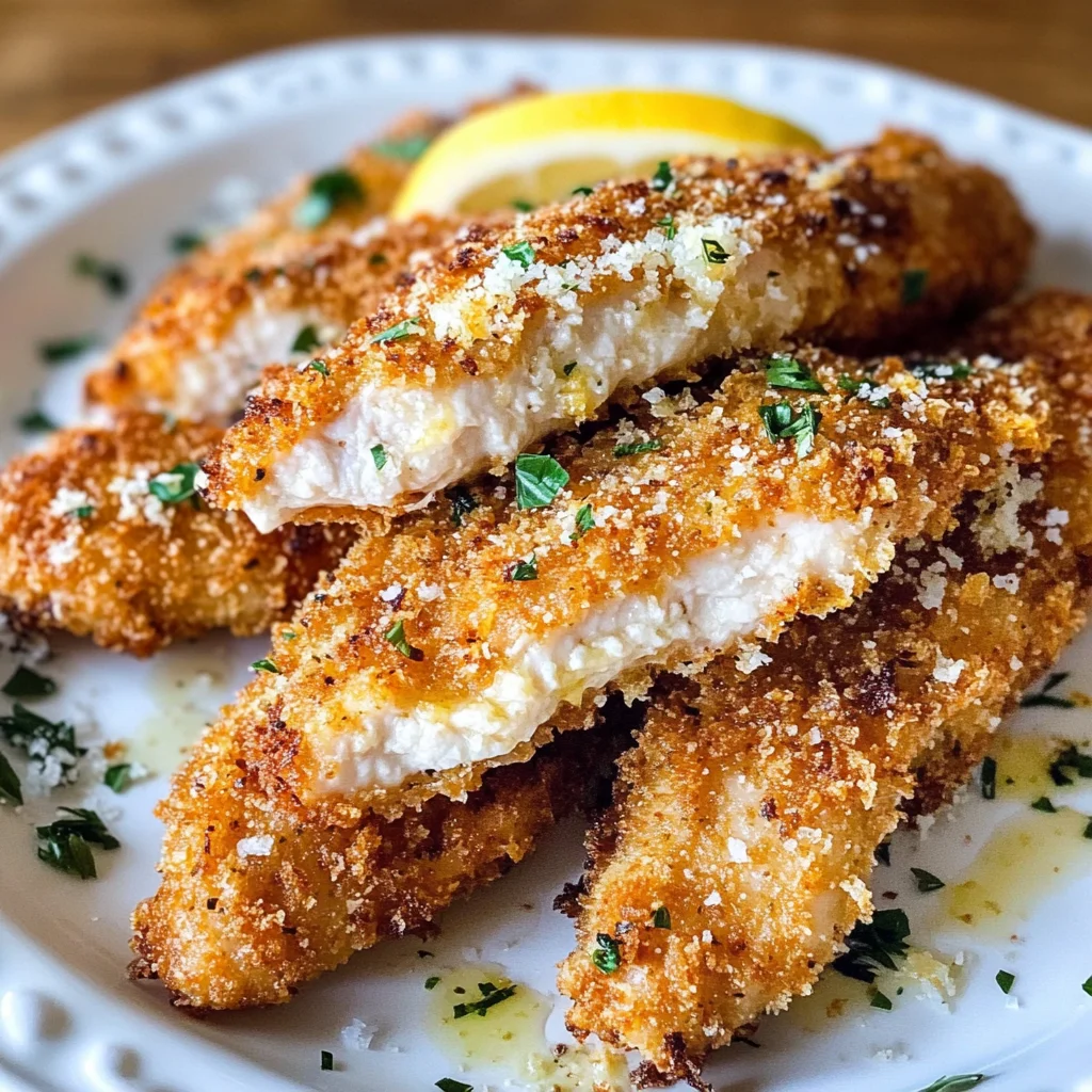 Lemon Garlic Parmesan Chicken Tenders