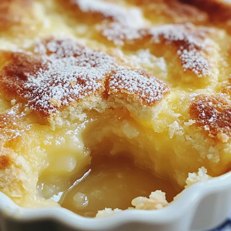 Magic Lemon Cobbler: A Sweet, Tangy Dessert Delight