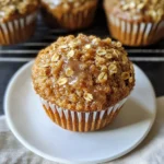 Maple Brown Sugar Oatmeal Muffins