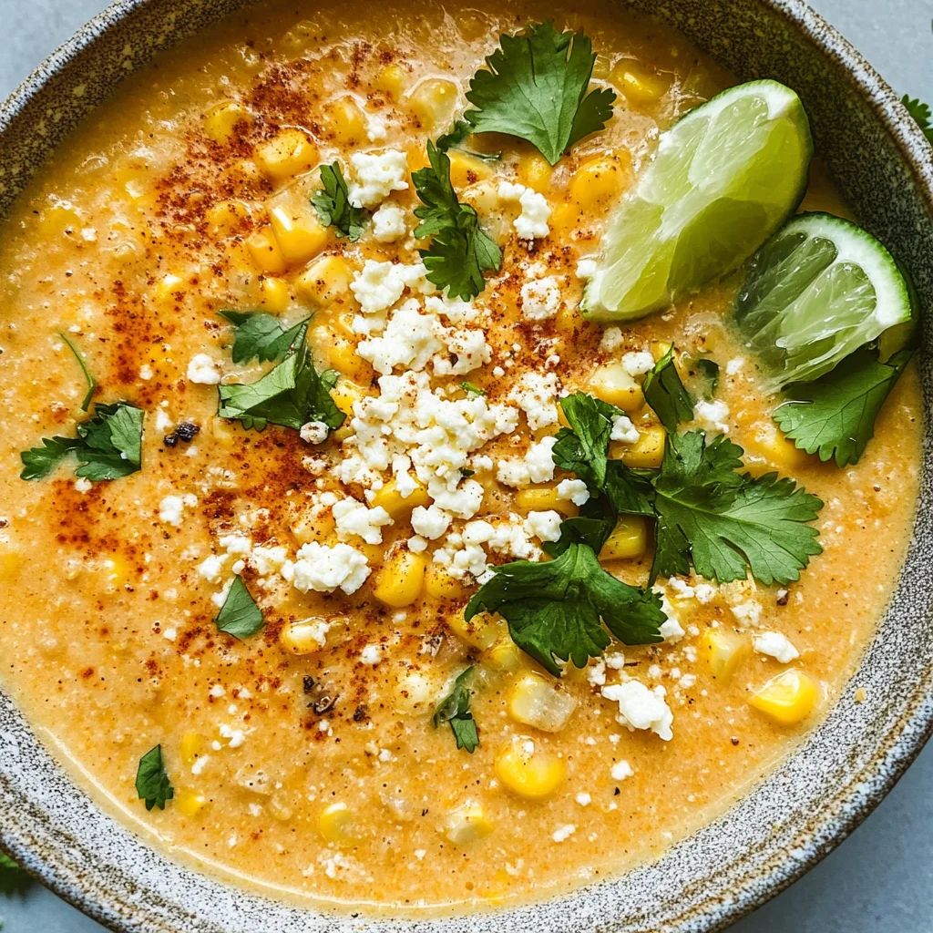Mexican Street Corn Soup