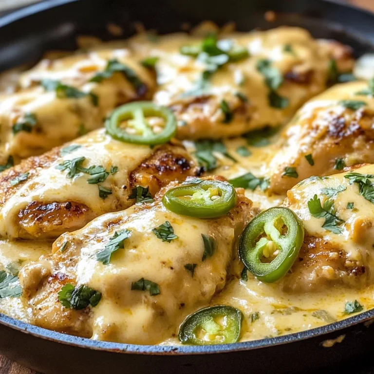 One Pan Cheesy Jalapeño Chicken Recipe