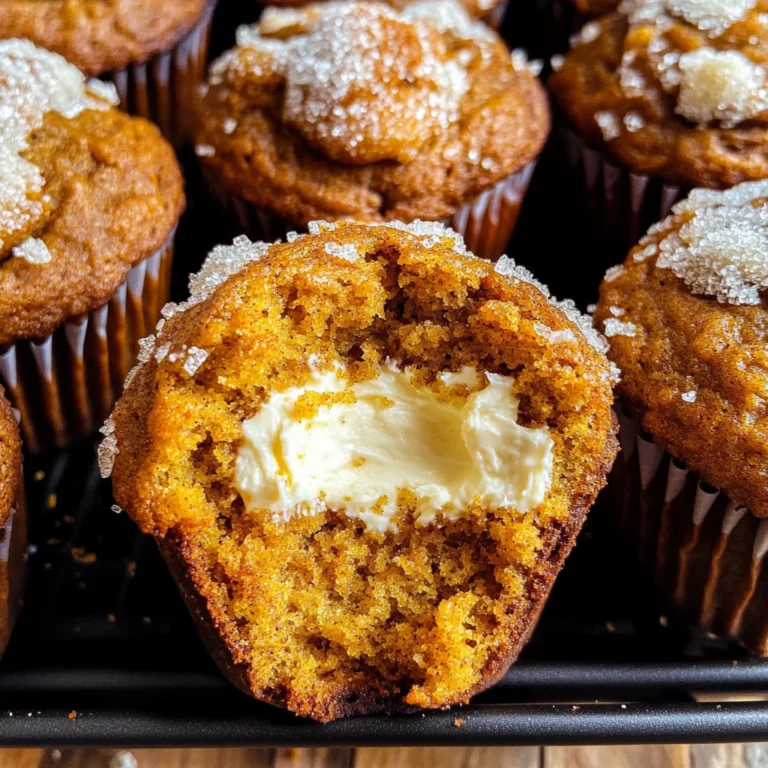 Pumpkin Cream Cheese Muffins