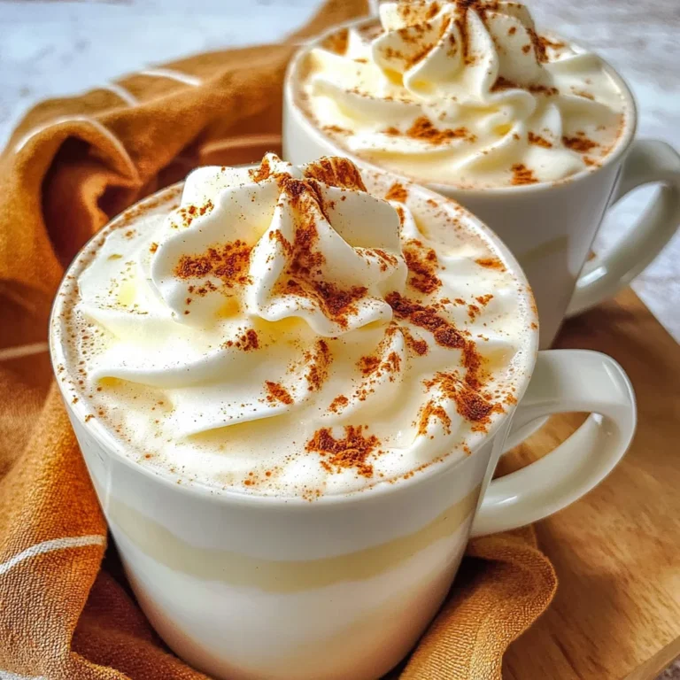 Pumpkin Spice White Hot Chocolate