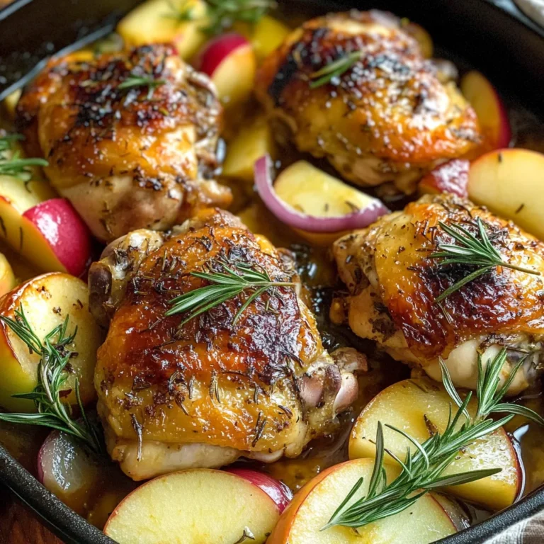 Rosemary Apple Cider Chicken Recipe