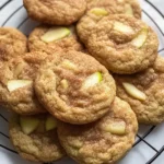 Spiced Apple Cinnamon Snickerdoodle Cookies
