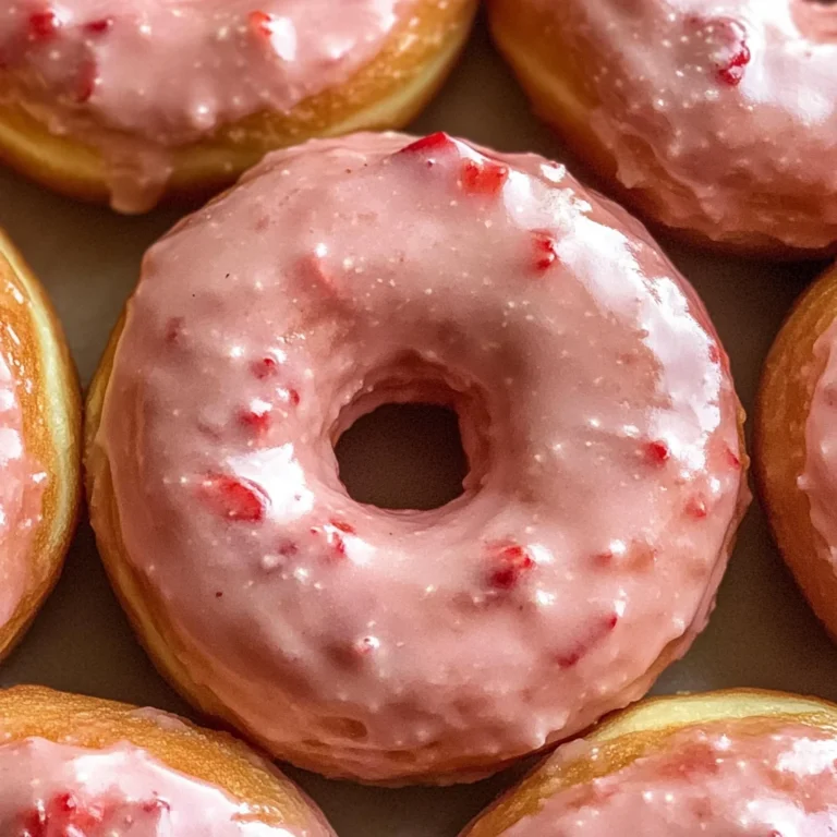 Strawberry Donuts