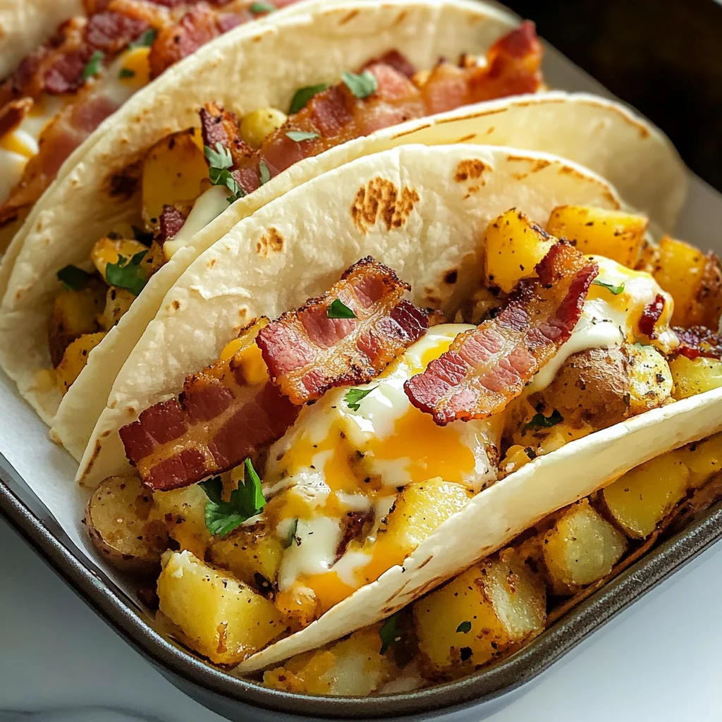 Tasty Baked Breakfast Tacos