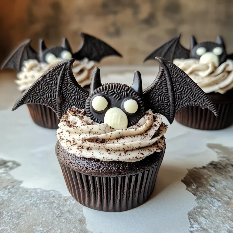 Vegan Oreo Bat Cupcakes