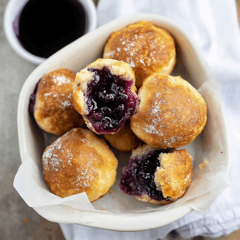 Blueberry Pie Bombs
