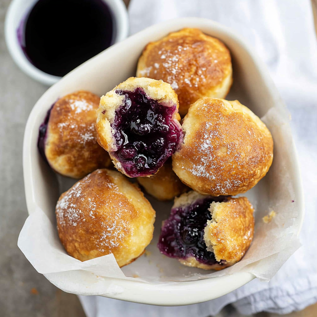 Blueberry Pie Bombs