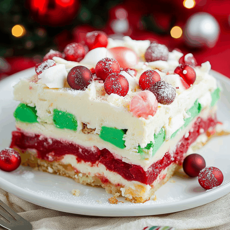 Christmas Dessert Lasagna