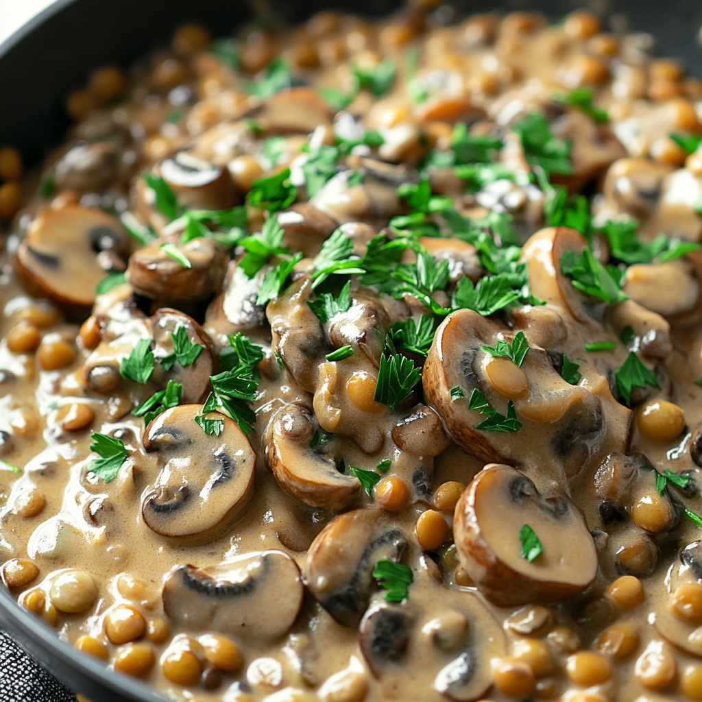 Lentil Mushroom Stroganoff: A Hearty Vegetarian Delight